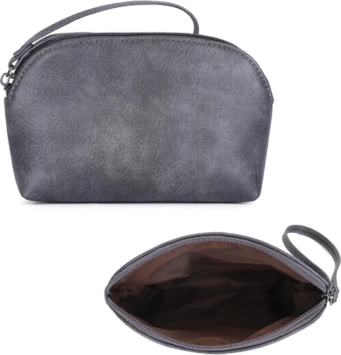 Vista 5 de HKCLUF Bolso cruzado para mujer, 2 piezas de cuero Hobo bolso con 2 correas ajustables de leopardo para guitarra