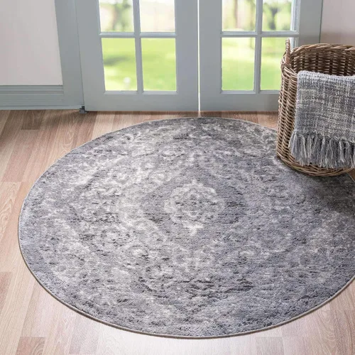 Vista 16 de Unique Loom Portland Collection Astoria - Alfombra rectangular (9 x 12 pies, rectangular, azul/marfil)