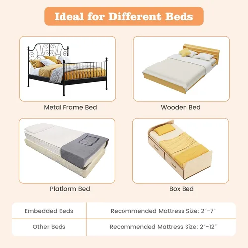 Vista 8 de BABY JOY - Barandillas de cama para niños pequeños, extralargas, protector de cama de seguridad abatible para cuna convertible, barandilla plegable