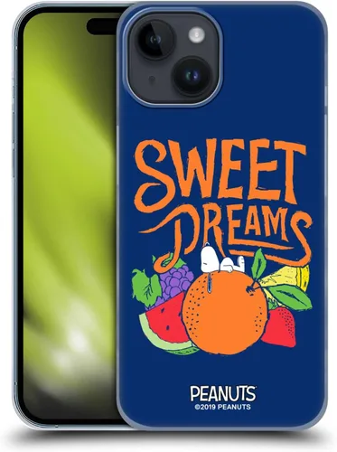 Vista 57 de Head Case Designs Funda rígida con licencia oficial de Peanuts Charlie y Snoopy Naturally Sweet compatible con Apple iPhone 7/8/SE 2020 y 2022