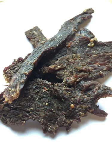 Vista 2 de All Natural Best Beef Jerky - Sin conservantes añadidos, sin MSG o nitratos añadidos, 100% saludable, carne seca magra