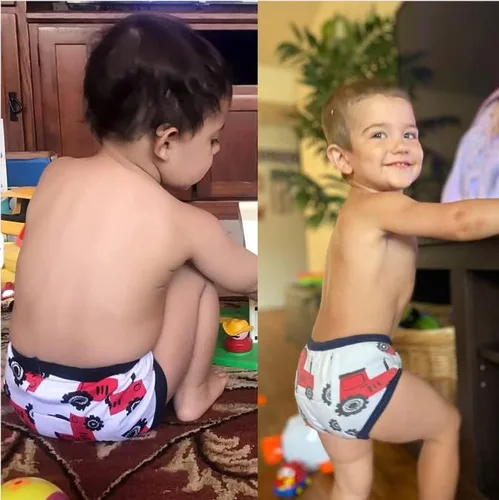 Vista 2 de BIG ELEPHANT Potty Training Underwear - 10 Pack, 100% Cotton Absorbent Unisex Toddler Pee Pants for Boys Girls