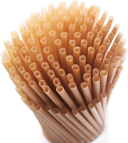 Vista 7 de Pajitas de cóctel cortas biodegradables de 5 pulgadas, 200 pajitas de cóctel compostables, hechas de 100% fibra de caña de azúcar, popotes