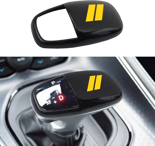 Vista 9 de Cubierta para cabeza de palanca de cambio para accesorios Dodge Charger 2015-2023 Challenger 2015-2024 Durango 2016-2025 2026, inserto