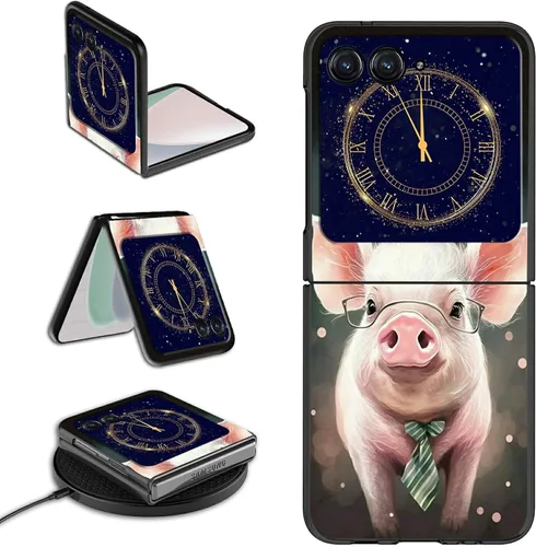 Vista 31 de Rossy Funda para Motorola Razr Plus 2023 para Moto Razr+ 2023 con patrón de niña africana para mujeres y hombres, ultra delgada, ligera