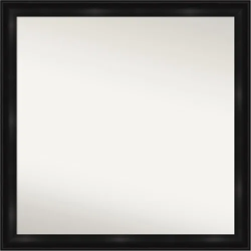 Vista 205 de Amanti Art Espejo personalizado, gran espejo de baño estrecho, espejo de pared o espejo de tocador de baño sobre el fregadero (24 x 24 pulgadas)