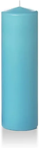 Vista 129 de Yummi - Velas redondas de pilar blancas de 3 pulgadas x 4 pulgadas, 3 por paquete