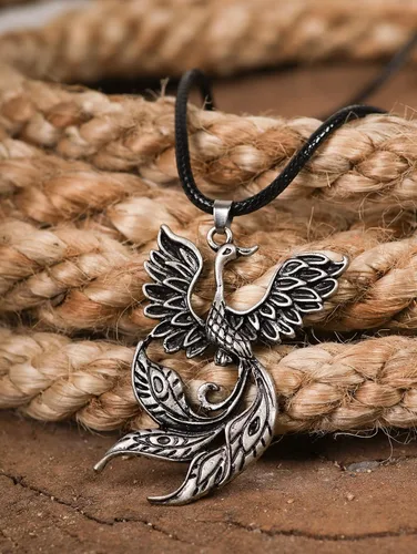 Vista 3 de HAQUIL Collar con colgante de tótem de animales de la naturaleza antigua, regalo de joyería para mujeres