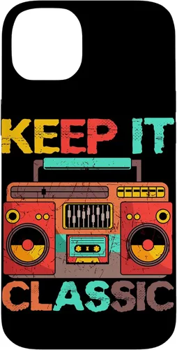 Vista 15 de Keep It Classic Radio 80s 90s Retro Vintage Cassette Player Funda para iPhone 17