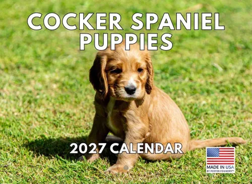 Vista 81 de Calendario mensual de pared Airedale Terrier Dog 2027