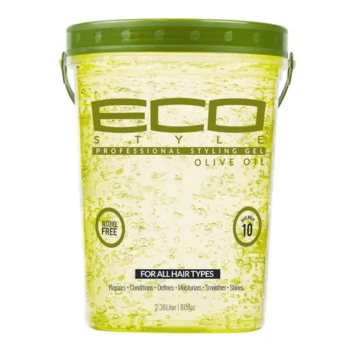 Vista 7 de ECOCO Gel de estilo profesional de Styler, Aceite de oliva, Max Hold 10, 16 oz, grande (I811A)