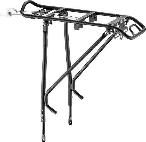 Vista 7 de Ibera Portabicicletas – Portabicicletas Touring Plus+ para freno de disco/soporte de freno sin disco, bicicletas de neumáticos gruesos, montado