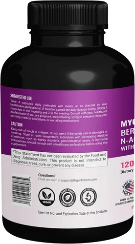 Vista 3 de Myo & D-Chiro Inositol Proporción 40:1 – 120 Cápsulas Suplemento de inositol Myo para mujeres con vitamina D, Ashwagandha, Folato y Zinc