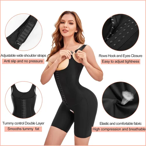 Vista 4 de Gotoly Body moldeador de cintura para mujer, control de abdomen, Fajas Colombianas, para entrenamiento de cintura, levantamiento de glúteos