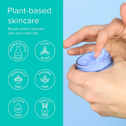 Vista 4 de ClarityRx Call Me In The Morning Crema facial calmante de recuperación, hidratante facial natural a base de plantas con antioxidantes protectores