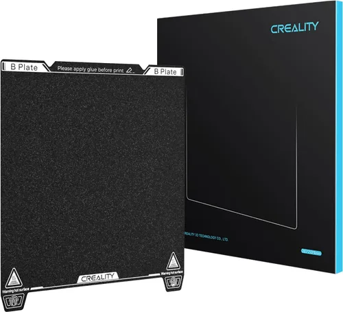 Vista 8 de Creality K1 SE Placa de construcción de resina epoxi, cama Ender 3 V3 SE de 235 x 235 mm, placa de cama de acero de resorte texturizado