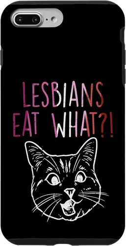 Vista 12 de Lesbians Eat What Sorprised Cat Funny LGBT Gay Pride - Carcasa para iPhone 16