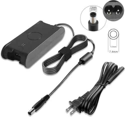 Vista 4 de AC Doctor INC 19.5V 4.62A 90W Adaptador de CA Cargador Cable de alimentación para computadora portátil Dell PA-10 PA10 0.291x0.197 in