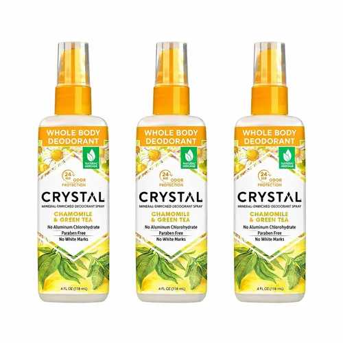 Vista 8 de CRYSTAL™ - Desodorante mineral en aerosol, desodorante corporal con protección contra olores las 24 horas, spray de lavanda y té blanco, no mancha