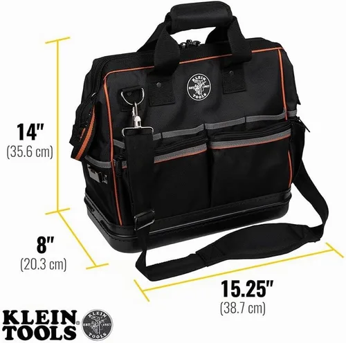 Vista 6 de Klein Tools 554171814 Tradesman Pro Bolsa Oorganizador Eextremea de electricista bolsa