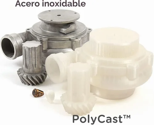 Vista 2 de Polymaker Filamento de PVB PolyCast de 0.07 in natural, 1.65 lbs 4.921 - 0.07 in natural (código hexagonal: #E9dfd3)