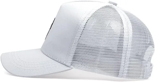 Vista 3 de Gorra de camionero de 5 paneles con cara divertida para hombres y mujeres, gorra de béisbol de calavera para Halloween