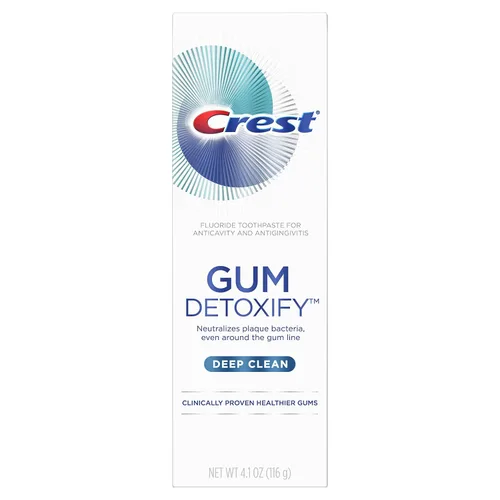 Vista 9 de Crest Gum Detoxify Deep Clean Pasta de dientes, 0.85 onzas de tamaño de viaje