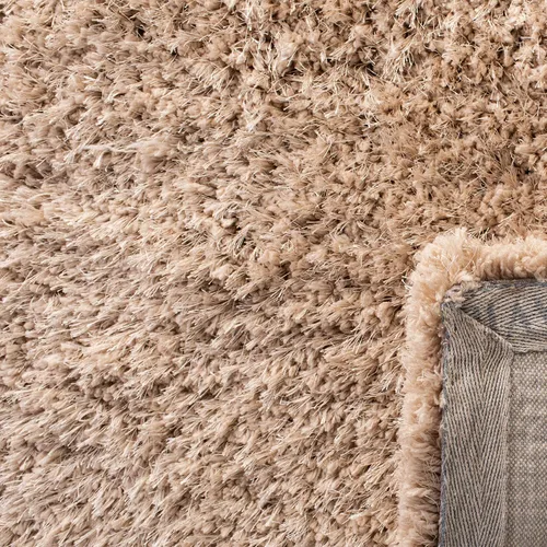 Vista 6 de SAFAVIEH Supreme Shag Collection SGS621C - Alfombra de área sólida hecha a mano de 3 x 5 pies, color beige, de 1.5 pulgadas de grosor