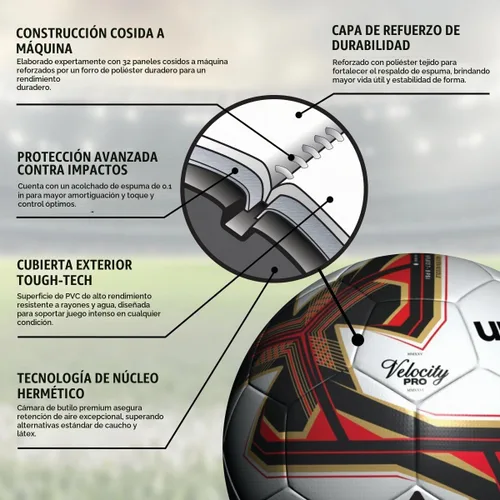 Vista 5 de Soccer Balls for Kids and Adults - 6-Pack with Sizes 3, 4, 5 - Includes Ball Pump and Carry Bag