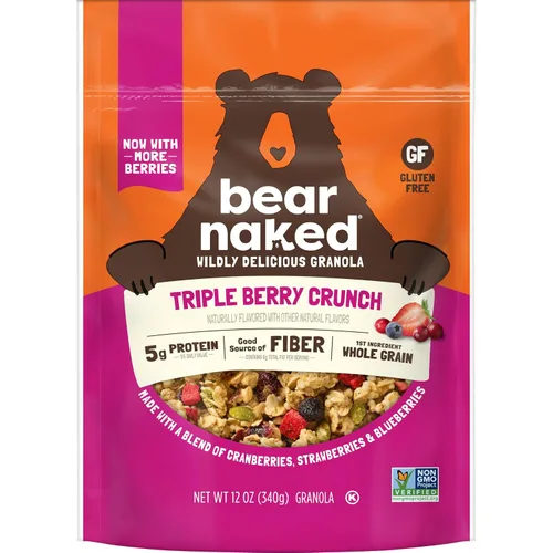 Vista 9 de Bear Naked Triple Berry Fit Granola - Sin OMG, Kosher, Vegana - 12 onzas