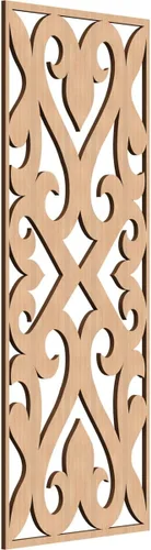 Vista 165 de Keene Paneles de pared decorativos de madera con calado, 9 3/8 pulgadas de ancho x 24 3/8 pulgadas de alto x 1/4 de alto, abedul Birch