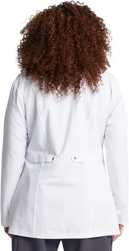 Vista 3 de Dickies Xtreme Stretch - Abrigos de laboratorio para mujer, 28 pulgadas, cierre frontal 82400