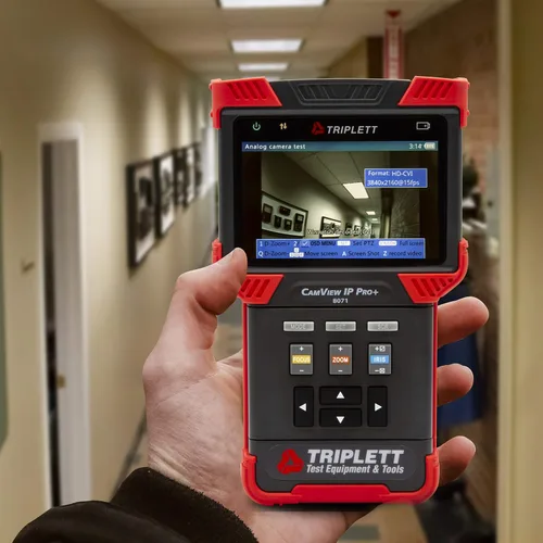 Vista 6 de Triplett 8071 CamView IP Pro+ CCTV Cámara Probador con servidor DHCP incorporado - IP, NTSC/PAL, AHD, TVI