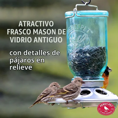 Vista 3 de Perky-Pet Comedero para pájaros silvestres Mason