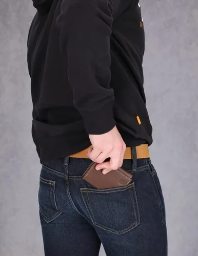 Vista 5 de Timberland Mens Leather Trifold Wallet with Id Window