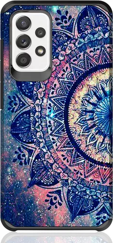 Vista 5 de Funda compatible con Samsung Galaxy A52, delgada, híbrida, a prueba de golpes, cubierta dura, a la moda, colorida, funda para Samsung Galaxy A52 4G