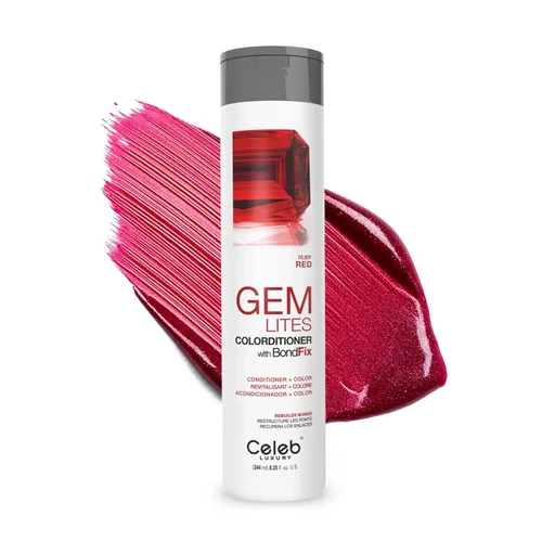 Vista 11 de Celeb Luxury Acondicionador de depósitos de color - Actualizador de color con Bondfix Bond Rebuilder, Viral y Gem Lites, combina con Colorwash Fire
