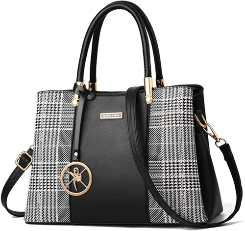 Vista 38 de KURGOOL Bolsos y bolsos de mano para mujer, bolso de hombro con asa superior, bolsa de mensajero para mujer