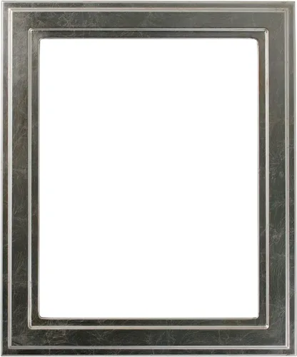 Vista 4 de ArtToFrames Marco rectangular 820 de 5 x 7 pulgadas, color negro y plateado, viene con vidrio plano rectangular, marco trasero rectangular
