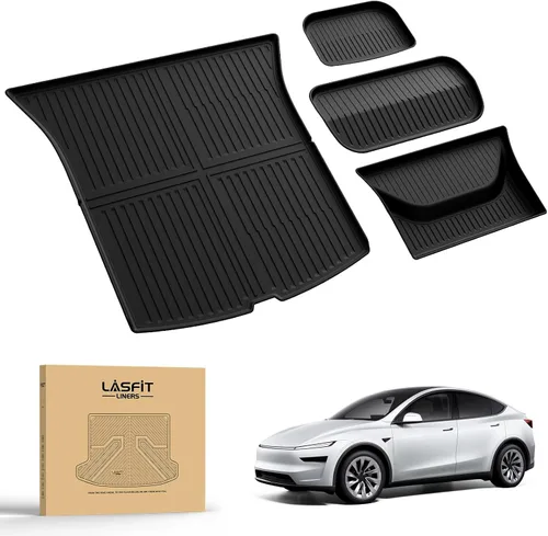Vista 11 de LASFIT Alfombrillas para Tesla Modelo Y 7 asientos 2020-2025