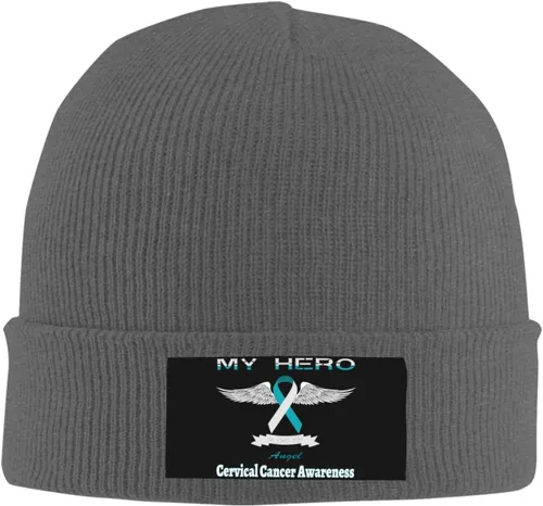 Vista 2 de Beanie Hat Unisex Stretchy Hat Soft Warmth Knit Hat Cap for Men & Women