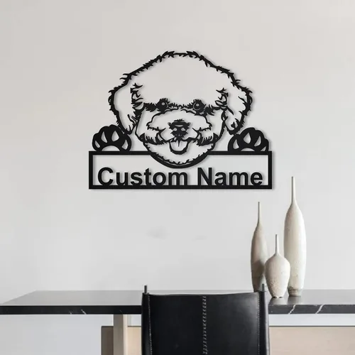 Vista 25 de zouwii Letrero de metal personalizado para perro Airedale Terrier Letrero de metal personalizado Airedale Terrier Airedale Terrier divertido