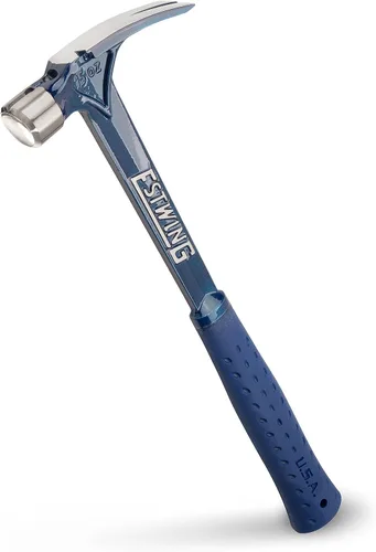 Vista 8 de Estwing Serie Ultra - Martillo de carpintero de mango corto de 15 oz con boca lisa y mango reductor de impactos - E6-15SR
