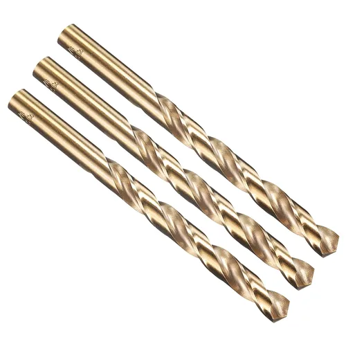 Vista 167 de PATIKIL Broca Jobber de 0.039 in, vástago recto M35 cobalto 5% acero de alta velocidad 135° acabado dorado para metal duro de acero inoxidable - 2