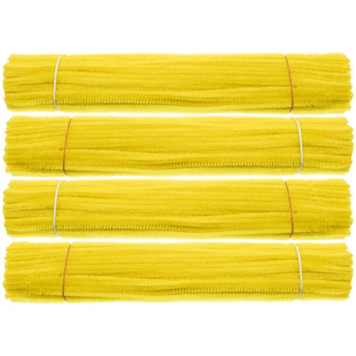Vista 16 de 400 limpiapipas de felpilla blanca para decoración de manualidades (0.236 in x 12 pulgadas)