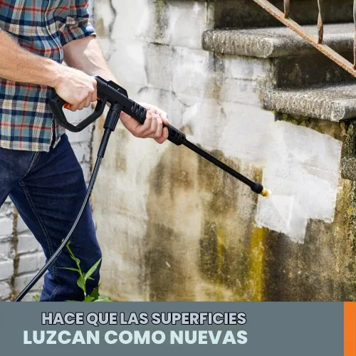 Vista 5 de Worx Lavadora a presión eléctrica de 13 amperios 1800 PSI con 3 boquillas - WG605