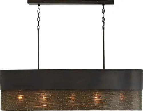 Vista 6 de Capital Lighting 335112GI Sana - Colgante de alambre de acero con campana de metal moteado de latón, 1 luz de 100 vatios, 19 pulgadas de alto x 15