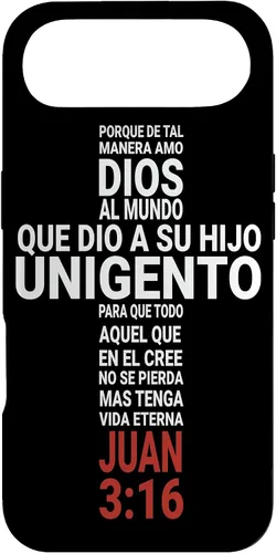 Vista 27 de Juan 3:16 Biblia Cristiana - Funda para iPhone 17