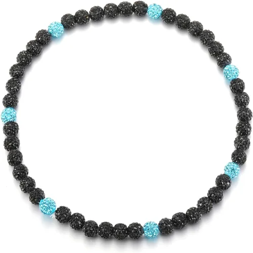 Vista 22 de Collar de Cadena de Béisbol con Perlas para Hombres, Regalos de Collar de Béisbol de la Colección Bling Ice para Niños, Collar de Accesorios