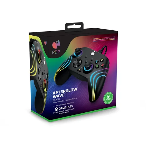 Vista 16 de PDP Afterglow Wave LED Controller for Xbox Series XS Xbox One Windows 1011